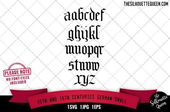 15th and 16th Centuries. German. Small Graphics for Crafts