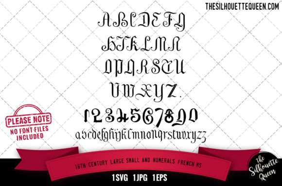 16th Century. Large,Small, and Numerals: A Crafts Graphics Review