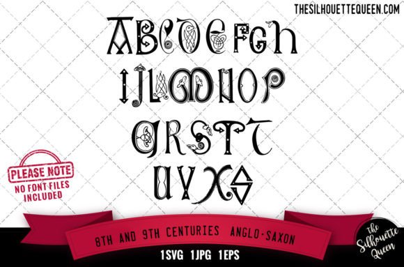 8th and 9th Centuries. Anglo-Saxon Graphics for Crafts