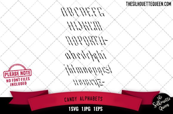 Candy Alphabets Graphics for Crafts & Design