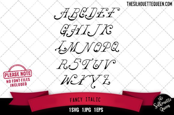 Fancy Italic Alphabets - ABC Letters Review