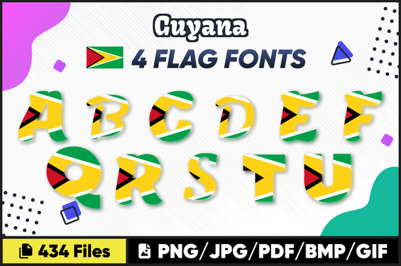 Guyana Font: A Fresh Graphic Design Asset for Crafts and Publishing
