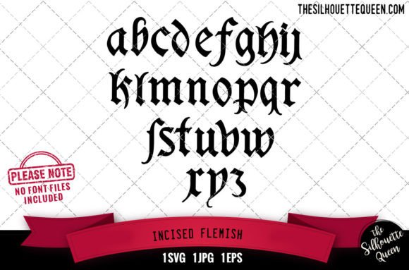 Incised Flemish Alphabets - ABC Letters for Graphics and Crafts