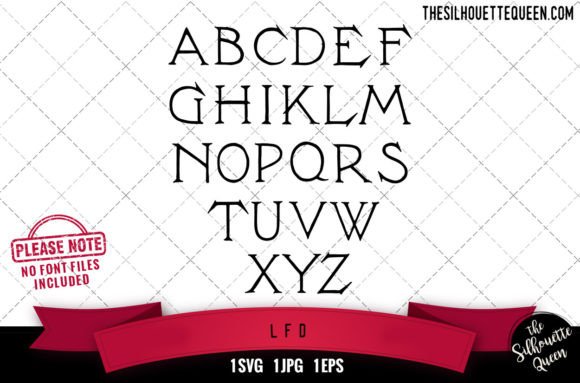 L.F.D Alphabets - ABC Letters for Graphics and Crafts