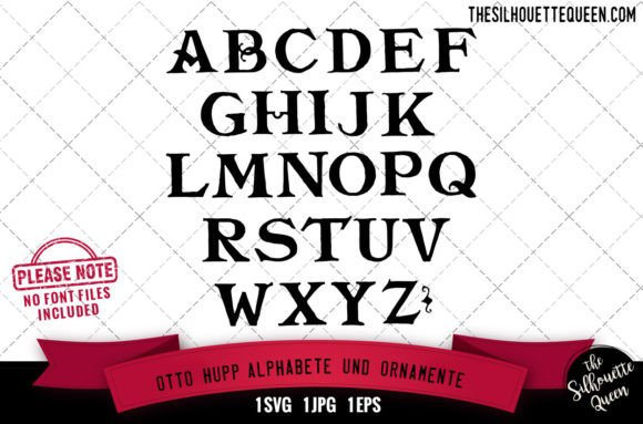Otto Hupp Alphabets - ABC Letters for Graphics and Crafts