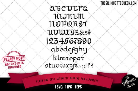 Plain and Easy Automatic Marking Pen Graphics for Crafts